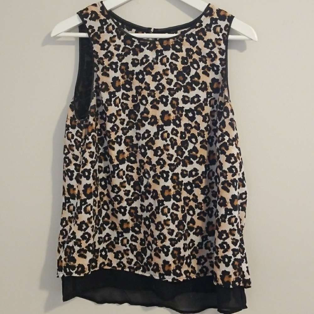 Cheetah print tank